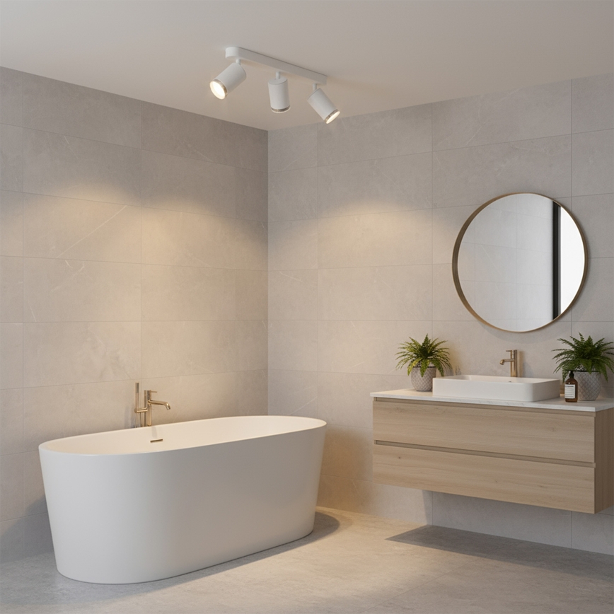 Brilagi - Luce Spot da bagno SELE 3xGU10/30W/230V IP44 bianco