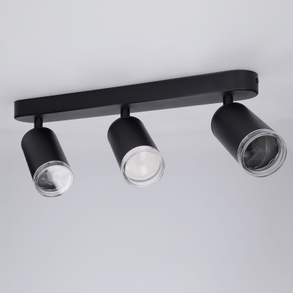 Brilagi - Luce Spot da bagno SELE 3xGU10/30W/230V IP44 nero