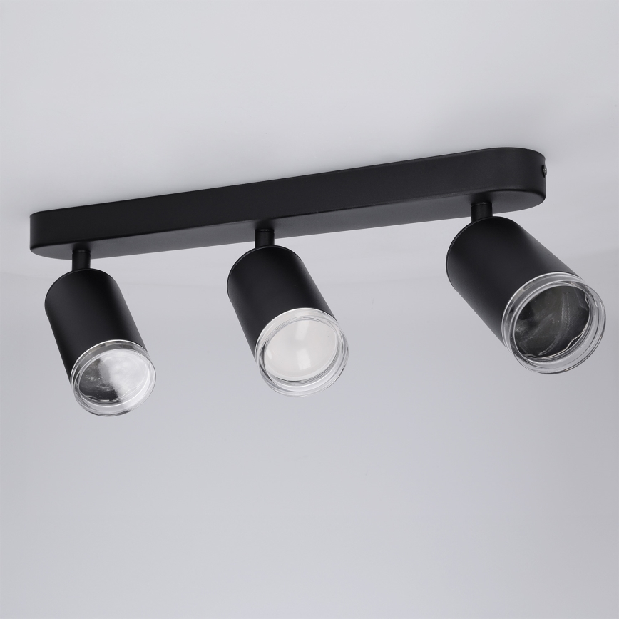 Brilagi - Luce Spot da bagno SELE 3xGU10/30W/230V IP44 nero