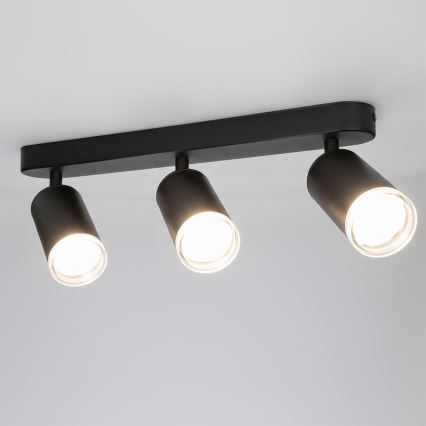 Brilagi - Luce Spot da bagno SELE 3xGU10/30W/230V IP44 nero
