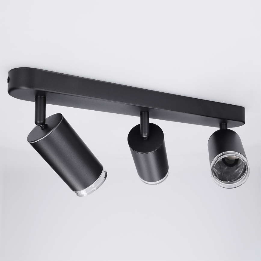 Brilagi - Luce Spot da bagno SELE 3xGU10/30W/230V IP44 nero