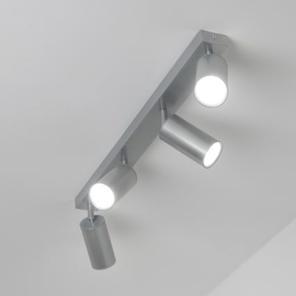 Brilagi - Luce Spot da bagno SELE 4xGU10/30W/230V IP44 argento