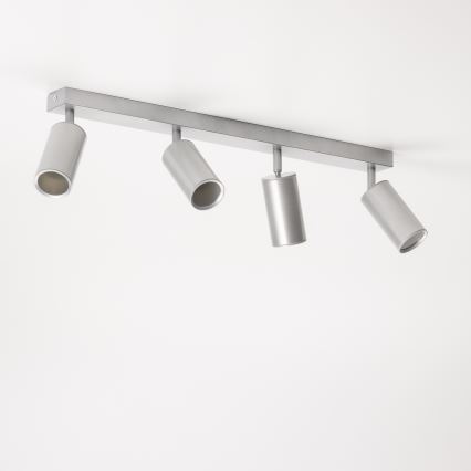 Brilagi - Luce Spot da bagno SELE 4xGU10/30W/230V IP44 argento
