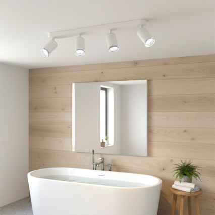 Brilagi - Luce Spot da bagno SELE 4xGU10/30W/230V IP44 bianco