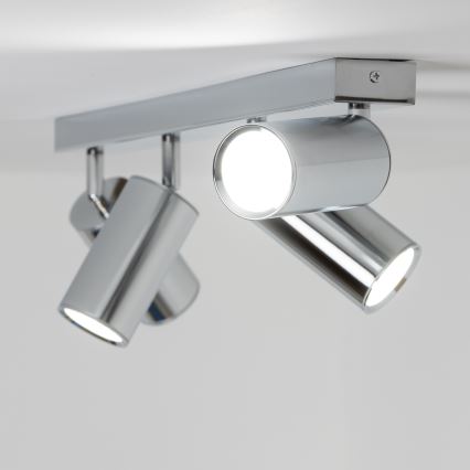 Brilagi - Luce Spot da bagno SELE 4xGU10/30W/230V IP44 cromo lucido