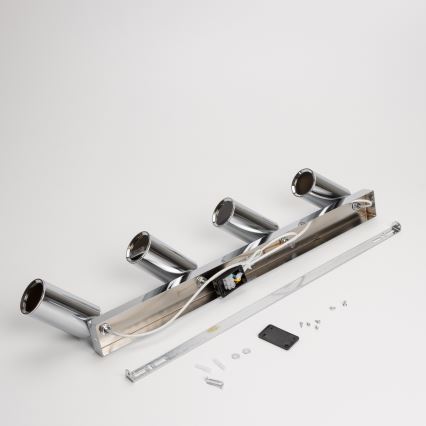 Brilagi - Luce Spot da bagno SELE 4xGU10/30W/230V IP44 cromo lucido