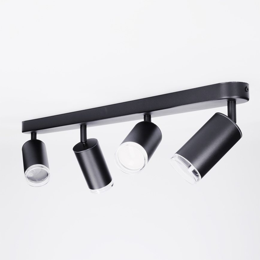 Brilagi - Luce Spot da bagno SELE 4xGU10/30W/230V IP44 nero