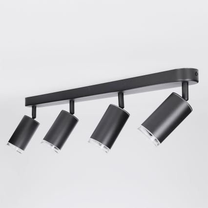Brilagi - Luce Spot da bagno SELE 4xGU10/30W/230V IP44 nero