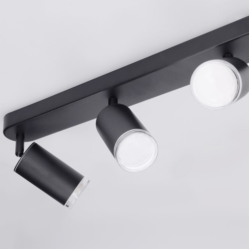 Brilagi - Luce Spot da bagno SELE 4xGU10/30W/230V IP44 nero