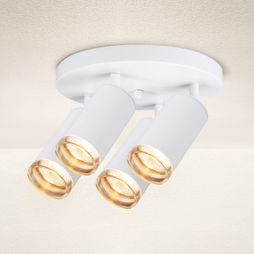 Brilagi - Luce Spot da bagno SELE AQUA 4xGU10/30W/230V IP44 bianco