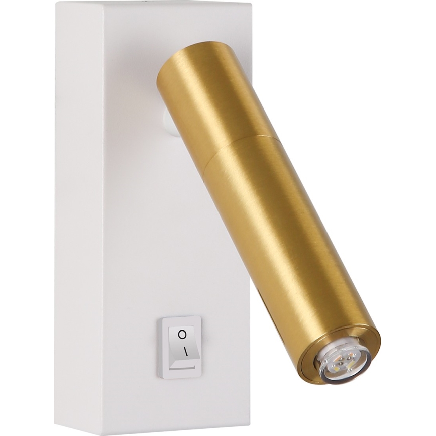 Brilagi - Luce Spot da parete LED dimmerabile MAYA 1xG9/4W/230V bianco/oro 2700-6500K Wi-Fi Tuya