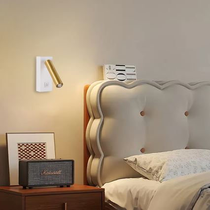 Brilagi - Luce Spot da parete LED dimmerabile MAYA 1xG9/4W/230V bianco/oro 2700-6500K Wi-Fi Tuya
