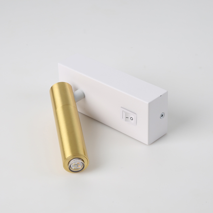 Brilagi - Luce Spot da parete LED dimmerabile MAYA 1xG9/4W/230V bianco/oro 2700-6500K Wi-Fi Tuya