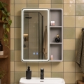 BRILAGI - Mobile da bagno a specchio con retroilluminazione LED AVOLA SINGLE 55x70 cm