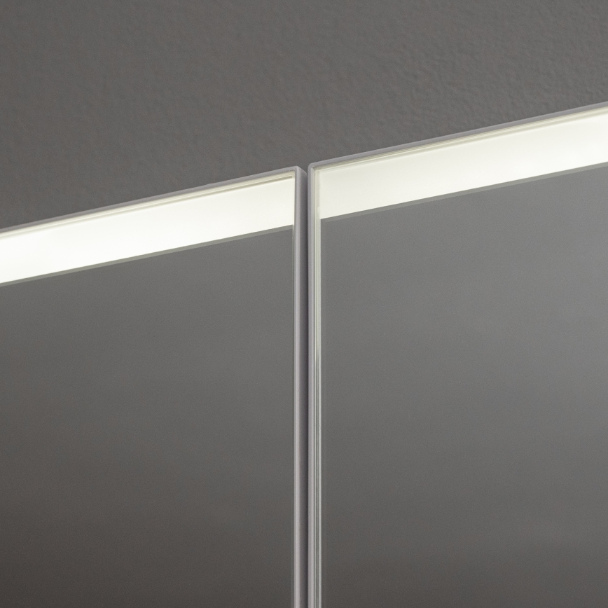 BRILAGI - Mobile da bagno a specchio con retroilluminazione LED NOTO DOUBLE 60x65 cm