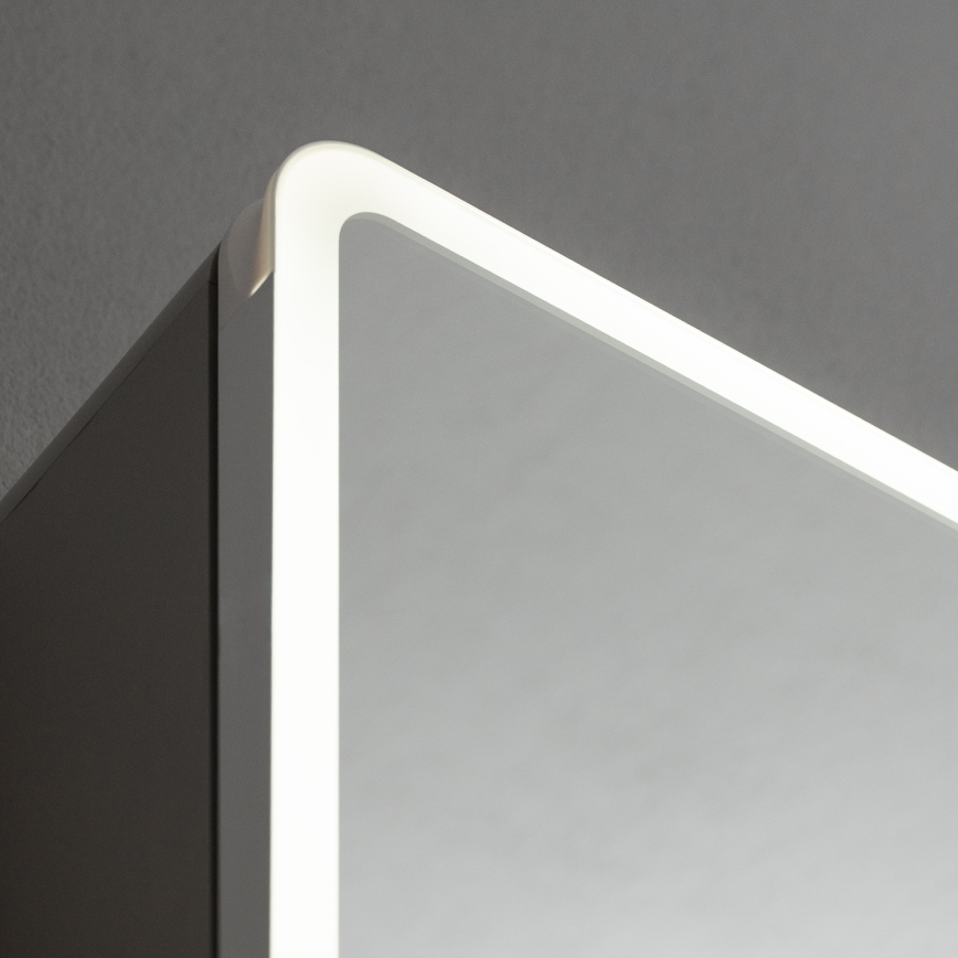 BRILAGI - Mobile da bagno a specchio con retroilluminazione LED NOTO DOUBLE 60x65 cm