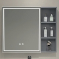 BRILAGI - Mobile da bagno con specchio e illuminazione LED AVOLA SINGLE 75x70 cm