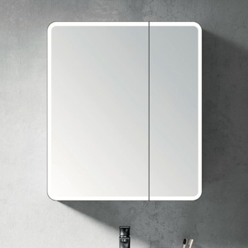BRILAGI - Mobile da bagno specchiato con illuminazione a LED NOTO DOUBLE 60x70 cm