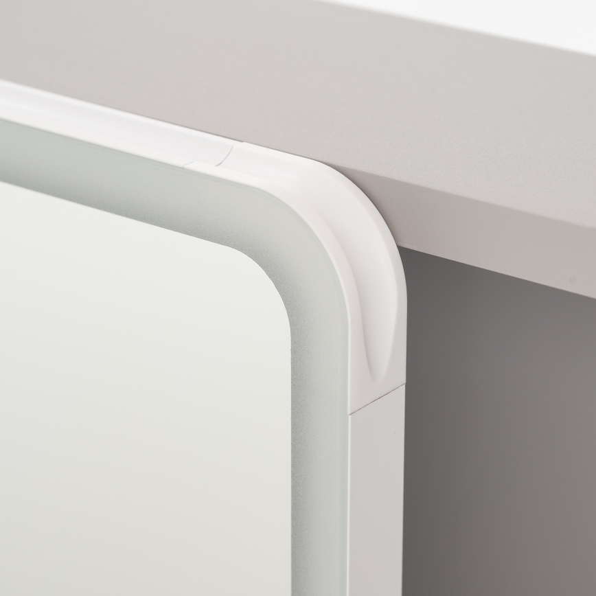 BRILAGI - Mobile da bagno specchiato con retroilluminazione a LED AVOLA SINGLE 55x70 cm