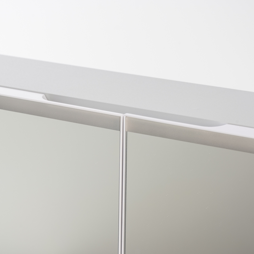 BRILAGI - Mobile da bagno specchiato LED con retroilluminazione NOTO DOUBLE 78x65 cm
