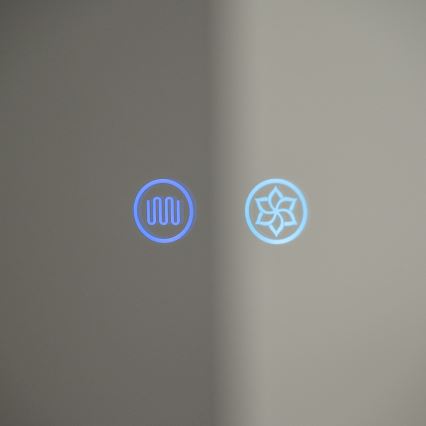BRILAGI - Mobile da bagno specchiato LED con retroilluminazione NOTO DOUBLE 78x65 cm