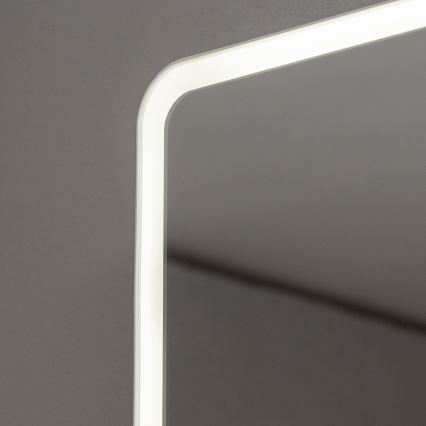 BRILAGI - Mobile da bagno specchiato LED con retroilluminazione NOTO DOUBLE 78x65 cm