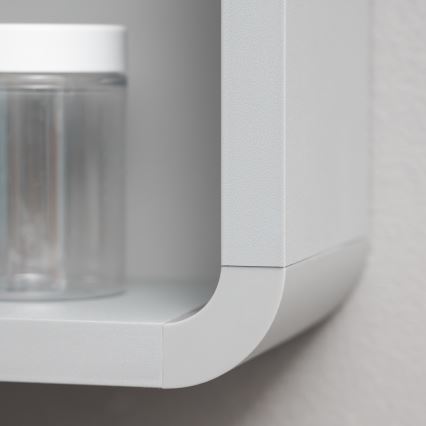 BRILAGI - Mobile da bagno specchiato LED con retroilluminazione NOTO SINGLE 77x65 cm