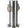Brilagi - Multipresa verticale da esterno PILLAR 2Z SCHUKO 230V IP44 cromo opaco