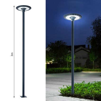 Brilagi - Palo in metallo per illuminazione esterna URBAN 3 m palo diametro 58 opaco antracite