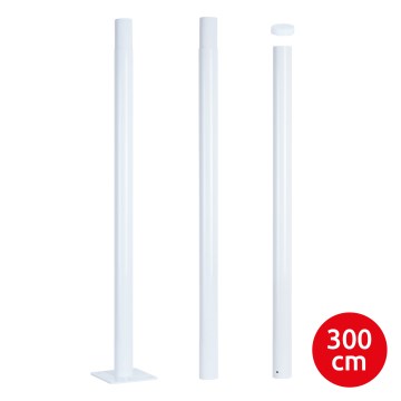 Brilagi - Palo in metallo per illuminazione esterna URBAN 3 m palo diametro 58 bianco opaco