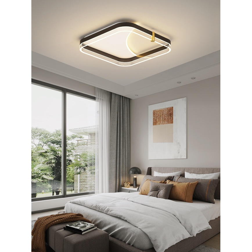 Brilagi - Plafoniera LED dimmerabile SIRELI LED/56W/230V 3000-6000K 40x40 cm + telecomando
