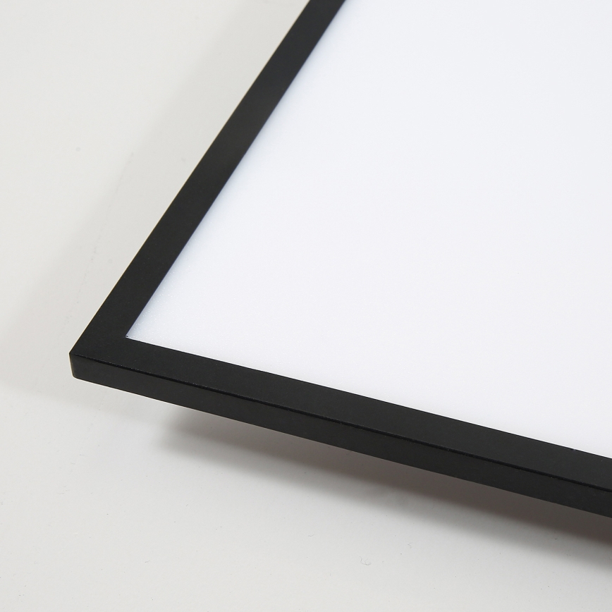 Brilagi - Plafoniera LED dimmerabile SLIMFRAME LED/36W/230V 45x45 cm 3000-6000K nera + telecomando