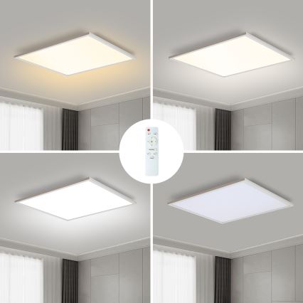 Brilagi - Plafoniera LED dimmerabile SLIMFRAME LED/58W/230V 60x60 cm 3000-6000K bianco + telecomando