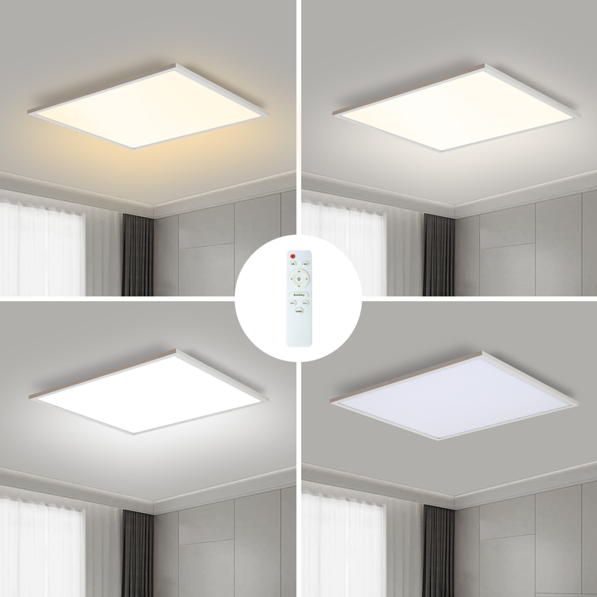 Brilagi - Plafoniera LED dimmerabile SLIMFRAME LED/58W/230V 60x60 cm 3000-6000K bianco + telecomando