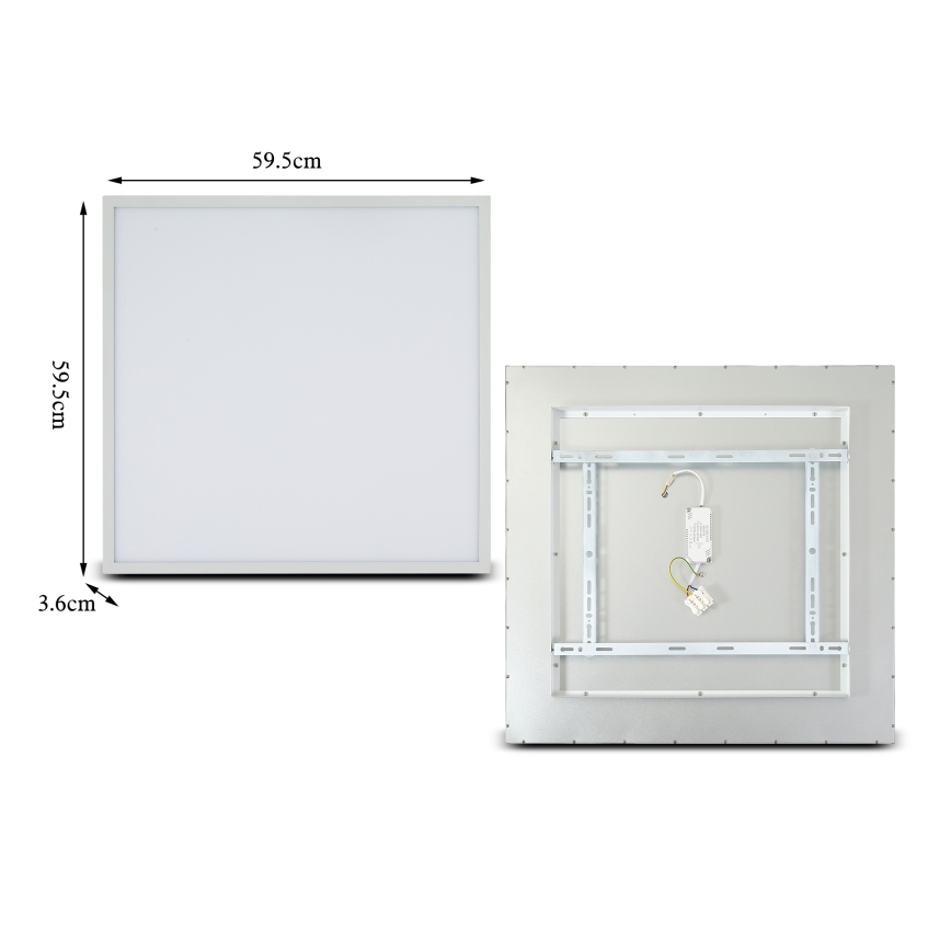 Brilagi - Plafoniera LED dimmerabile SLIMFRAME LED/58W/230V 60x60 cm 3000-6000K bianco + telecomando