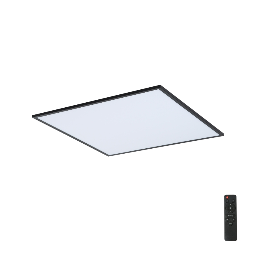 Brilagi - Plafoniera LED dimmerabile SLIMFRAME LED/58W/230V 60x60 cm 3000-6000K nero + telecomando