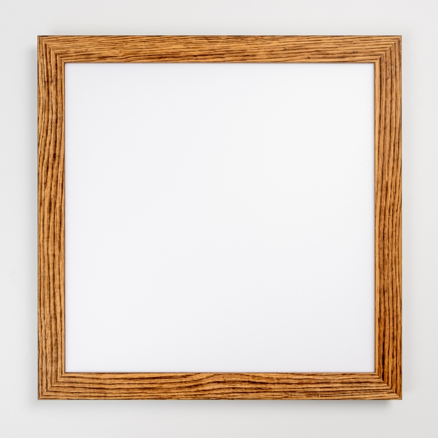 Brilagi - Plafoniera LED dimmerabile SLIMFRAME WOOD LED/58W/230V 64x64 cm 3000-6000K marrone + telecomando