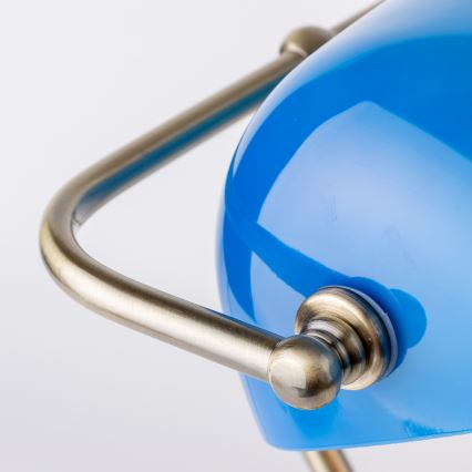 Brilagi - Paralume di ricambio per lampada da tavolo BANK OFFICE blu