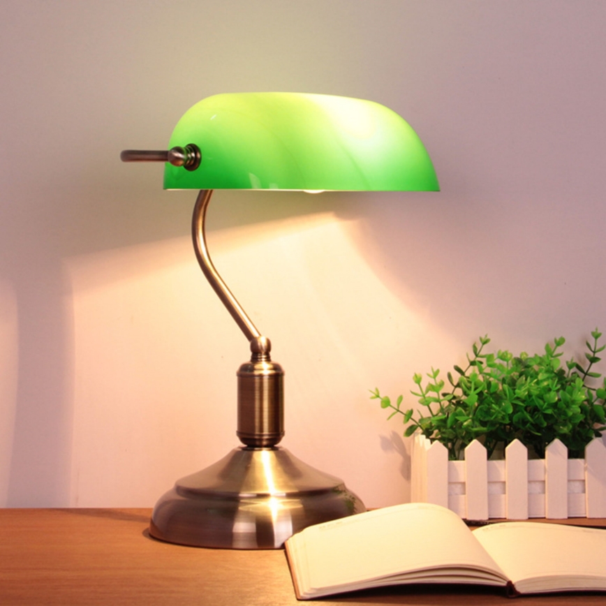 Brilagi - Paralume di ricambio per lampada da tavolo BANK OFFICE verde