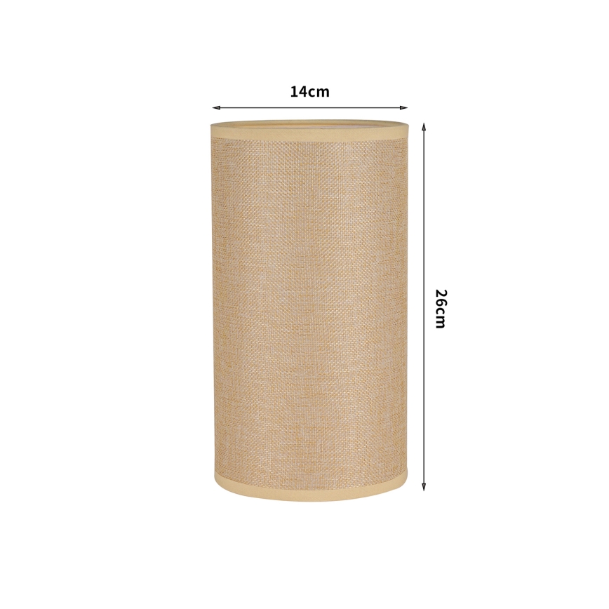 Brilagi - Paralume per lampada da tavolo TABLON E27 Ø 14 cm beige