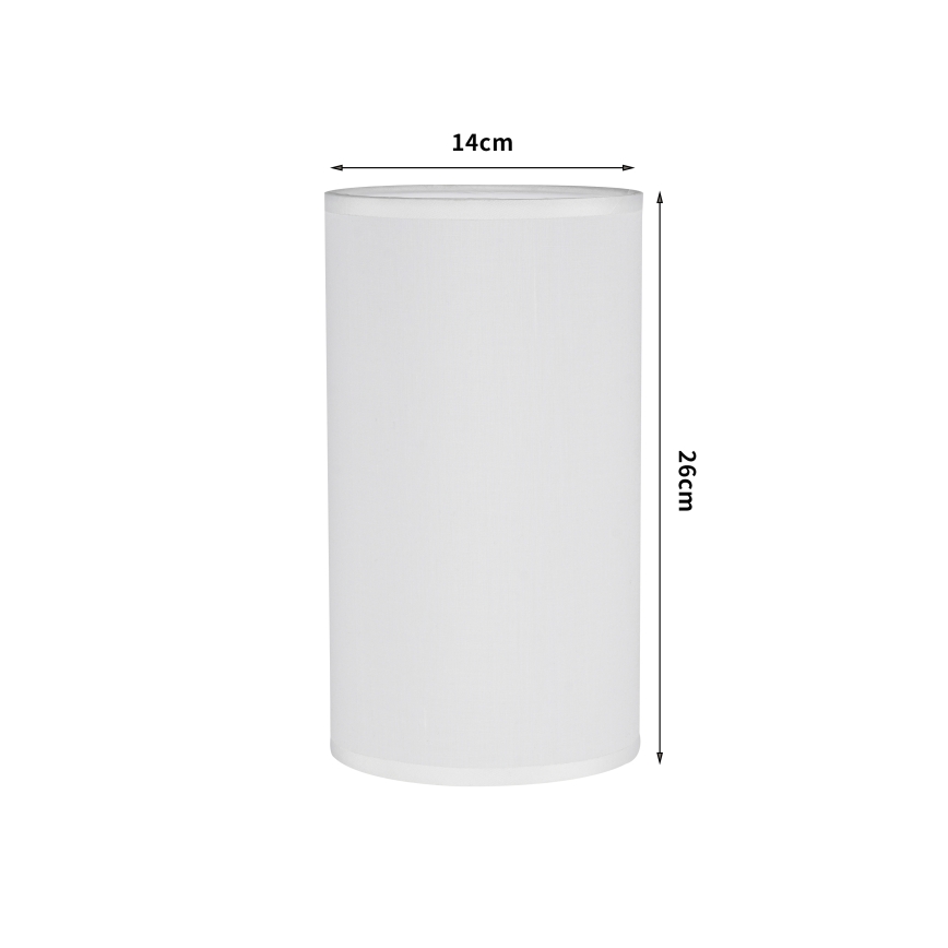 Brilagi - Paralume per lampada da tavolo TABLON E27 Ø 14 cm bianco
