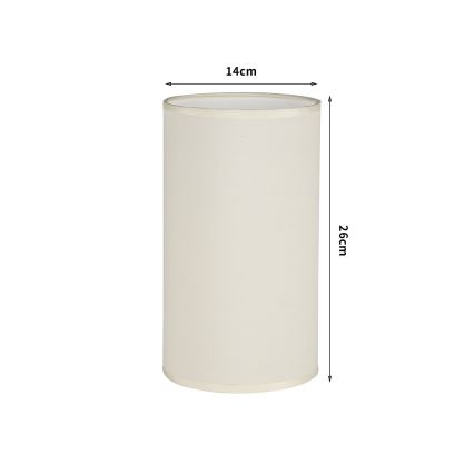 Brilagi - Paralume per lampada da tavolo TABLON E27 Ø 14 cm colore crema