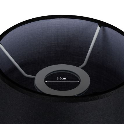 Brilagi - Paralume per lampada da tavolo TABLON E27 Ø 14 cm, nero