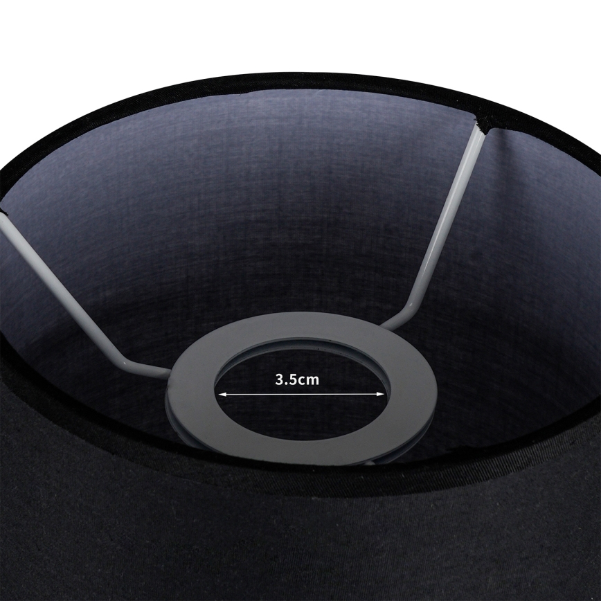 Brilagi - Paralume per lampada da tavolo TABLON E27 Ø 14 cm, nero