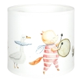 Brilagi - Paralume universale BOBO E27 diam. 15 cm bianco/animaletti