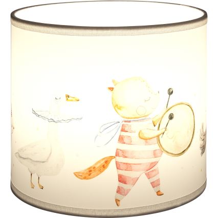 Brilagi - Paralume universale BOBO E27 diam. 15 cm bianco/animaletti