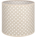 Brilagi - Paralume universale BOBO E27 Ø 15 cm beige/pois
