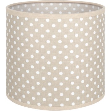 Brilagi - Paralume universale BOBO E27 Ø 15 cm beige/pois