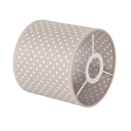 BRILAGI - Paralume universale BOBO E27 Ø 15 cm beige/pois