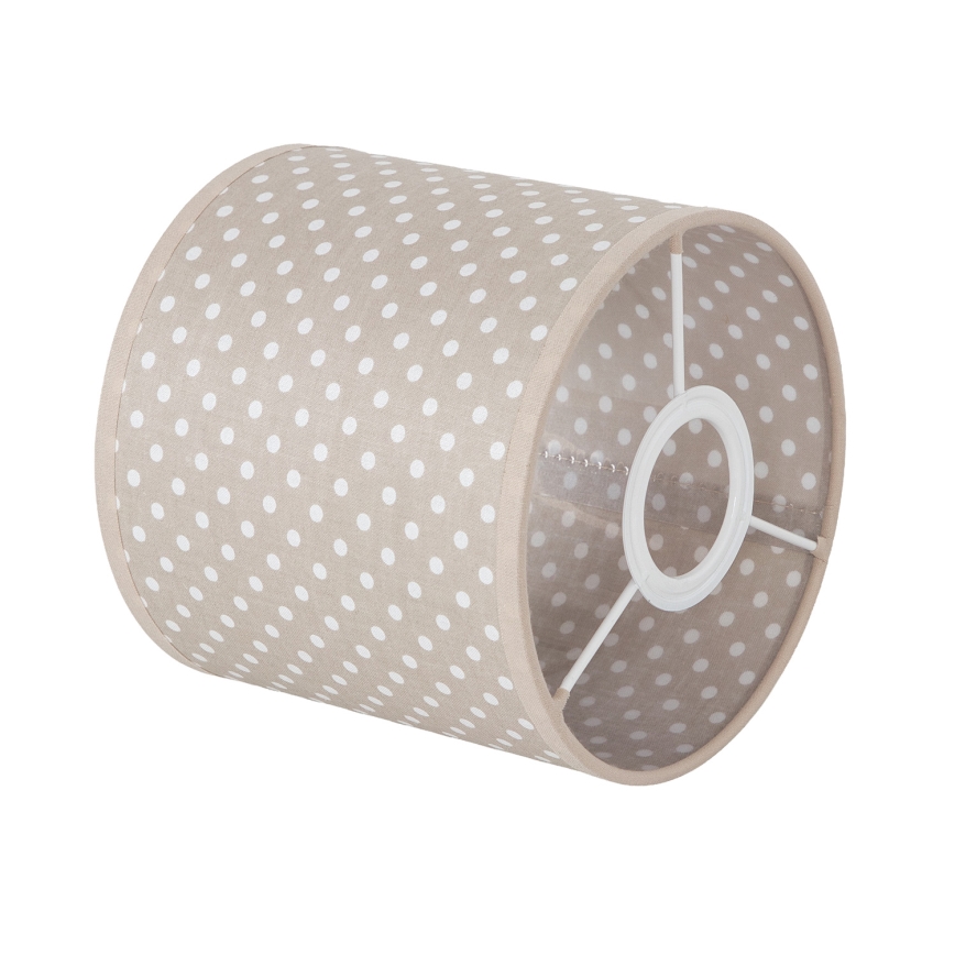 BRILAGI - Paralume universale BOBO E27 Ø 15 cm beige/pois